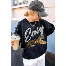Load image into Gallery viewer, EASY TIGER MINERAL GRAPHIC SWEATSHIRTS: Mineral Black / S-M-L-XL(1-2-2-1)