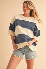 Load image into Gallery viewer, Polly Color Block Top: Salmon Mauve / Contemporary