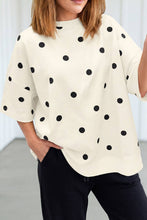 Load image into Gallery viewer, LAS-LIVE Polka Dot Oversize Blouse (S-XL): Yellow / Missy / S