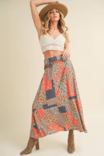Load image into Gallery viewer, Bradyn Print Skirt: Tan/Orange / Contemporary