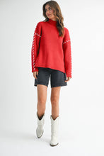 Load image into Gallery viewer, Georgina Sweater: Red