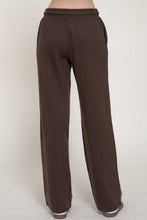 Load image into Gallery viewer, Straight Leg Inner Fleece Jogger Pants : BRG-burgundy / L