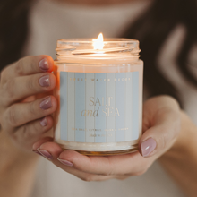 Load image into Gallery viewer, Salt and Sea 9 oz Soy Candle - Home Decor & Gifts