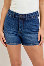Load image into Gallery viewer, HIGH WAISTED DARK WASH JUDY BLUE SHORTS