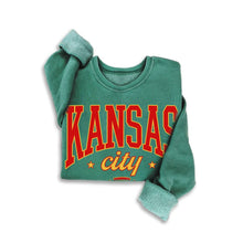 Load image into Gallery viewer, KANSAS CITY MINERAL SWEATSHIRTS: Mineral Mustard / S-M-L-XL(1-2-2-1)