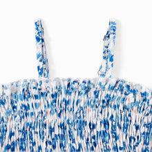 Load image into Gallery viewer, Baby girl romper: Blue / Baby Girl