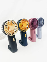 Load image into Gallery viewer, Portable Hand Fan with Pull out Stand: MIX COLOR / ONE(12)
