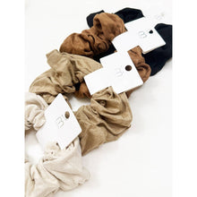 Load image into Gallery viewer, The Perfect Suede Neutral Color Scrunchie: MIX COLOR / ONE(12)