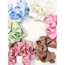 Load image into Gallery viewer, Duo Dull Satin and Textured Pattern Scrunchie Set: MIX COLOR / ONE(12)