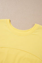 Load image into Gallery viewer, PRETTY BASH Solid Cropped Tank Top & Pants Set
: Yellow Cream / M