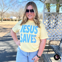 Load image into Gallery viewer, Jesus Saves: Blossom tee / M