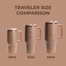 Load image into Gallery viewer, Caramel HydroJug 32 oz Traveler