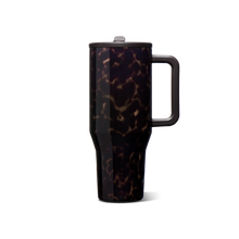 Load image into Gallery viewer, Mocha Tortoise HydroJug 40 oz Traveler Tumbler