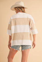 Load image into Gallery viewer, Polly Color Block Top: Salmon Mauve / Contemporary