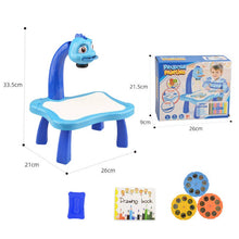 Load image into Gallery viewer, Multifunctional Projector Drawing and Writing Desk for Kids: Blue / One Size