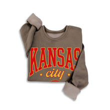 Load image into Gallery viewer, KANSAS CITY MINERAL SWEATSHIRTS: Mineral Mustard / S-M-L-XL(1-2-2-1)