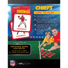 Load image into Gallery viewer, Kansas City Chiefs Matching Game