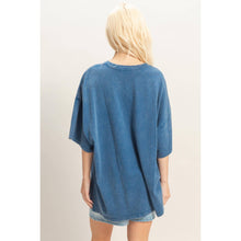 Load image into Gallery viewer, Oversized Mineral Wash T-Shirt: OFF WHITE
