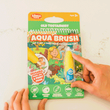 Load image into Gallery viewer, New Testament #2 Aqua Brush Activity Book, Reusable Travel Activity