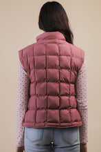Load image into Gallery viewer, Solid & Leopard Puffer Padded Warm Vest: LEOPARD