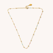Load image into Gallery viewer, Phoebe Colorful Gold Ball Necklace