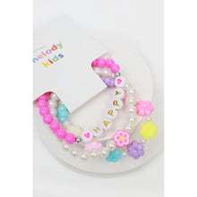 Load image into Gallery viewer, Happy and Dream Kids Bracelet Set: MIX COLOR / ONE