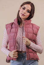 Load image into Gallery viewer, Solid & Leopard Puffer Padded Warm Vest: LEOPARD