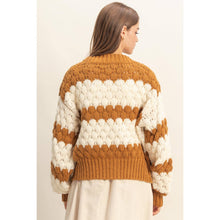 Load image into Gallery viewer, Oversized Scallop Pattern Knit Cardigan: D.GREEN