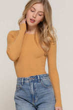 Load image into Gallery viewer, Long Sleeve Crew Neck Viscose Rib Sweater: Wht-Off White