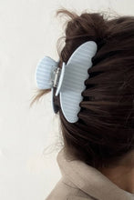 Load image into Gallery viewer, JUMBO STRIPE PLAID OVAL HAIR CLAW CLIPS | STRIPE PINK