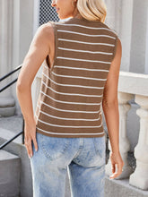 Load image into Gallery viewer, Brown Tie Casual Sleeveless Top