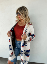Load image into Gallery viewer, Reversible Aztec Cardigan One Size