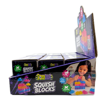 Load image into Gallery viewer, Fun Doh Squish Blocks Building Fidget Sensory Toy- 6/Display: Wholesale Price