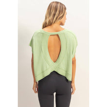 Load image into Gallery viewer, Boxy Crew Neck Top: PINK