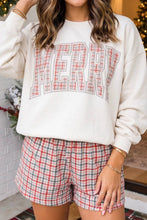 Load image into Gallery viewer, LAS Plaid Merry Christmas Shorts Set (S-XL): Multicolour / XL
