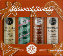 Load image into Gallery viewer, Seasonal Sweets Lip Balm Set Of 4