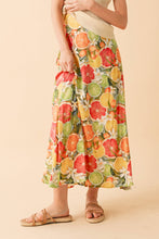 Load image into Gallery viewer, Bradyn Print Skirt: Tan/Orange / Contemporary
