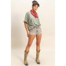 Load image into Gallery viewer, Oversized Mineral Wash T-Shirt: OFF WHITE