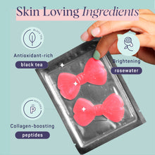 Load image into Gallery viewer, Pretty in Pink | Coquette Bow Shaped Undereye Patches | 8 Pk