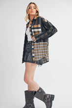 Load image into Gallery viewer, Lena Plaid Flannel Black / Contemporary