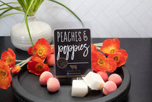 Load image into Gallery viewer, 5.5 oz Wax Melts: Peaches & Poppies