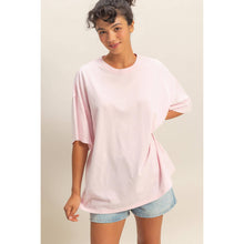 Load image into Gallery viewer, Oversized Mineral Wash T-Shirt: OFF WHITE
