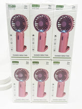 Load image into Gallery viewer, Portable Hand Fan with Pull out Stand: MIX COLOR / ONE(12)