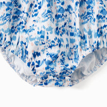 Load image into Gallery viewer, Baby girl romper: Blue / Baby Girl