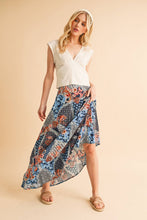 Load image into Gallery viewer, Bradyn Print Skirt: Tan/Orange / Contemporary