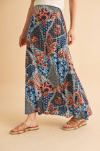 Load image into Gallery viewer, Bradyn Print Skirt: Tan/Orange / Contemporary