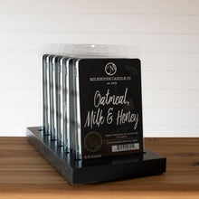 Load image into Gallery viewer, Black Wooden Wax Melt Display Tray – Case Pack of 6