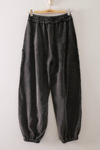 Load image into Gallery viewer, NP71148-Vintage Wash Cargo Jogger Pants: SAGE / S-M-L/2-2-2