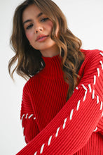 Load image into Gallery viewer, Georgina Sweater: Red