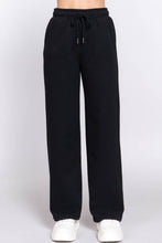 Load image into Gallery viewer, Straight Leg Inner Fleece Jogger Pants : BRG-burgundy / M